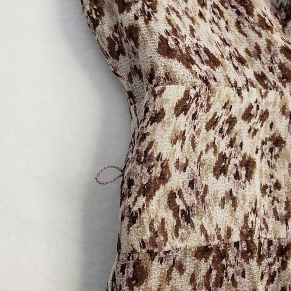 Ann Taylor Silk Dress animal print size 8 - Picture 3 of 12